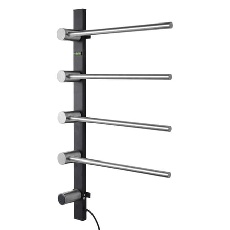 XIANERS Wall Heated Towel Rack Wall Mounted Electric Towel Rack for Bathroom lectric Heated Towel Rack with Timing Function for Hotel Apartment Gym Kitchen and Bathroom calm
