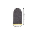 thumbnail image 2 of LOLIPPYY 30Pcs Black for Gaming with Pleated Rounded Tip and Sweat-Resistant Fabric, 2 of 7