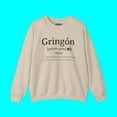 thumbnail image 2 of Gringon Fleece-Lined Crewneck Sweater | For the Gringos Mas Chingon Joke Latinos | 3 Colors, 2 of 7