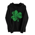 thumbnail image 2 of Pantalons pour Femmes Imprimé Saint-Patrick Décontracté Manches Longues Sweat à Capuche Ample Saint-Patrick, 2 of 5