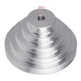 thumbnail image 3 of Aluminum A Type 5 Step Pagoda Pulley Wheel 150mm Outer Dia for Timing V-Belt N1HF ,Easy Installation, 3 of 6