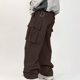 thumbnail image 4 of Ceisia Men's Relaxed Wide-leg Trendy Gift Functional Cargo Pants Structured 3D Pockets Multi-Color, 4 of 6