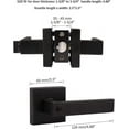 thumbnail image 3 of Door Handle With Lock And Key, Chrome Door Handle Set, External Door Handle Lock, Bedroom Door Lock, 1 Pack, 3 of 4