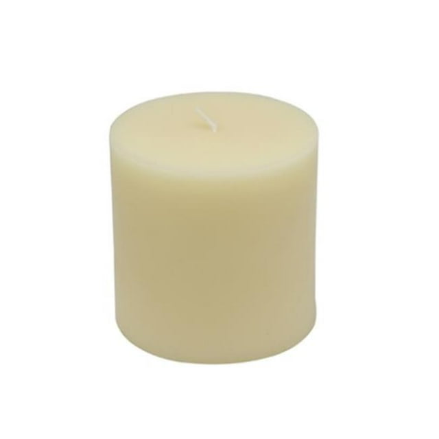 CPZ-169-12 3 x 3 in. Ivory Pillar Candles -12pcs-Case- Bulk