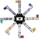 thumbnail image 1 of Doble 12 Colored Dot Dominoes Mexican Train Game Set, 91 Tiles Dot Dominoes con caja de al Homwom Homwom, 1 of 2
