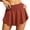 Brown, variant on Tauxra Women's High Waisted Swim Skirts with Zipper Pocket Bottoms Swim Shorts with Built-in Shorts Black M