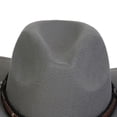 thumbnail image 5 of XZNPDUCQ Kids Sun Hat UPF 50+ Bucket Hats for Boys Girls Childrens Woolen Hat With Upturned Brim Cowboy Hat Head Accessory Solid Color Top Hat Wide Brimmed Hat, 5 of 7