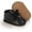 03 Black, variant on Baby Boys Girls Oxford Shoes Hard Bottom Lace Up Sneaker PU Leather Moccasin Infant Toddler First Walker Uniform Dress Loafer Shoes 3-18 Months