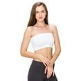 thumbnail image 2 of Kurve by Idea Seamless Mini Bandeau Strapless Tube Top Bra, Made in USA, 2 of 3