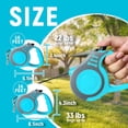 thumbnail image 2 of Retractable Dog Leash Automatic Telescopic Tractor Dog Tape, Pet Tape 10/16 FT Durable and Convenient, with Non-Slip Handle, Suitable for Small and Medium-Sized Dogs, 2 of 6