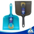 thumbnail image 3 of MR. Siga Dustpan and Brush Set, Pack of 2, Blue & Grey, 3 of 6