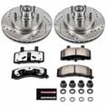thumbnail image 3 of PowerStop Front Z36 Truck & Tow Carbon-Fiber Ceramic Brake Pad and Drilled and Slotted Rotor Kit Fits: CHEVROLET GMC Select Models K1991-36, 3 of 9
