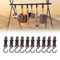 thumbnail image 4 of LOVIVER 10 Pcs Crochet Multifonction Extérieur pour Auvent Tente Support d'Outils Noir, 4 of 8