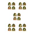 thumbnail image 3 of Ruiboury 1/2/3/5 4pcs/set Fashionable Wall Stickers For Nightlights - Easy Application Waterproof Wide Application 4pcs 5PCS, 3 of 6