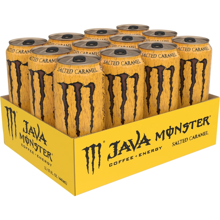Java Monster Salted Caramel Energy Drink, 15 fl oz Cans, 12 Pack photo 2