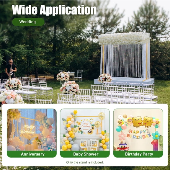 Denest Large Balloon Arch Set Stand Base Frame Kit Birthday Wedding Party Decoration