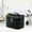 Black, variant on Mouliraty Portable Makeup Bag With Large Storage Capacity, Exquisite And High-end Travel Storage Box, Wash Bag