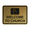 Brushed Gold, variant on Classic Framed Welcome To Church Praying Hands Sign (Blue) - Small