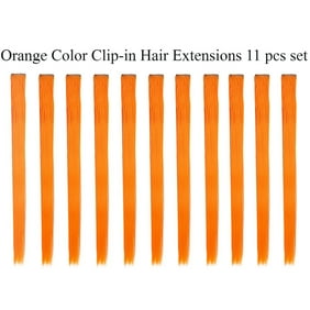Florata Curly Straight Colored Party Highlight Clip In Hair
