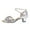 Silver, variant on Womens Latin Dance Shoes Block Heels Ballroom Performance Dance Shoes Dress shoes for weding Party