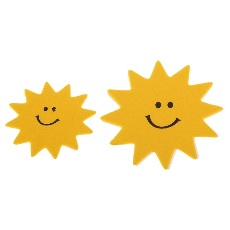 50-Pack Celestial Sun & Moon Stickers - 1 Inch DIY Craft Stickers For Journals & Scrapbooking