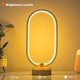 thumbnail image 2 of Lámpara de escritorio moderna Lámpara de mesa de madera LED, luz nocturna junto a la cama del dormitorio, iluminación LED regulable, decoración creativa del hogar, regalo único para calentar, 2 of 5
