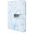 thumbnail image 1 of Marble Diary With Lock, Refillable A5 Daily Journal For Girls And Women, 192 Pages Cute Notebook With Combination Lock For Teen Girls And Boys - Purpl, 1 of 5