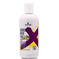 {10.1 oz} Schwarzkopf Goodbye Yellow Neutralizing Bonding Wash Shampoo w/ SLEEKSHOP Hair Rat Tail Steel Pin Comb for Scalp
