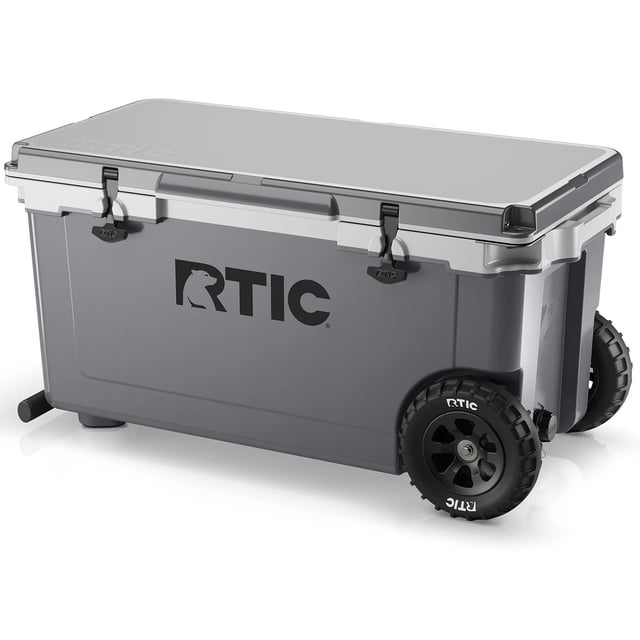 Cooler RTIC, ultraligero, con ruedas de 72 cuartos de galón, con aislamiento duro