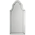 thumbnail image 1 of Uttermost Hovan Contemporary Wood Frameless Arched Beveled Mirror in Gray, 1 of 6