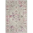 thumbnail image 2 of SAFAVIEH Skyler Nikeisha Floral Area Rug, Grey/Pink, 5'1" x 7'6", 2 of 7