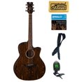 thumbnail image 2 of Dean AX E CAIDIE  PACK Acoustic-Electric Cutaway Guitar, Natural Bundle, 2 of 10