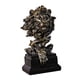 thumbnail image 4 of Estatua de cabeza de león, figura artística de león, escultura decorativa de animal, adorno de escritorio Plata, 4 of 9