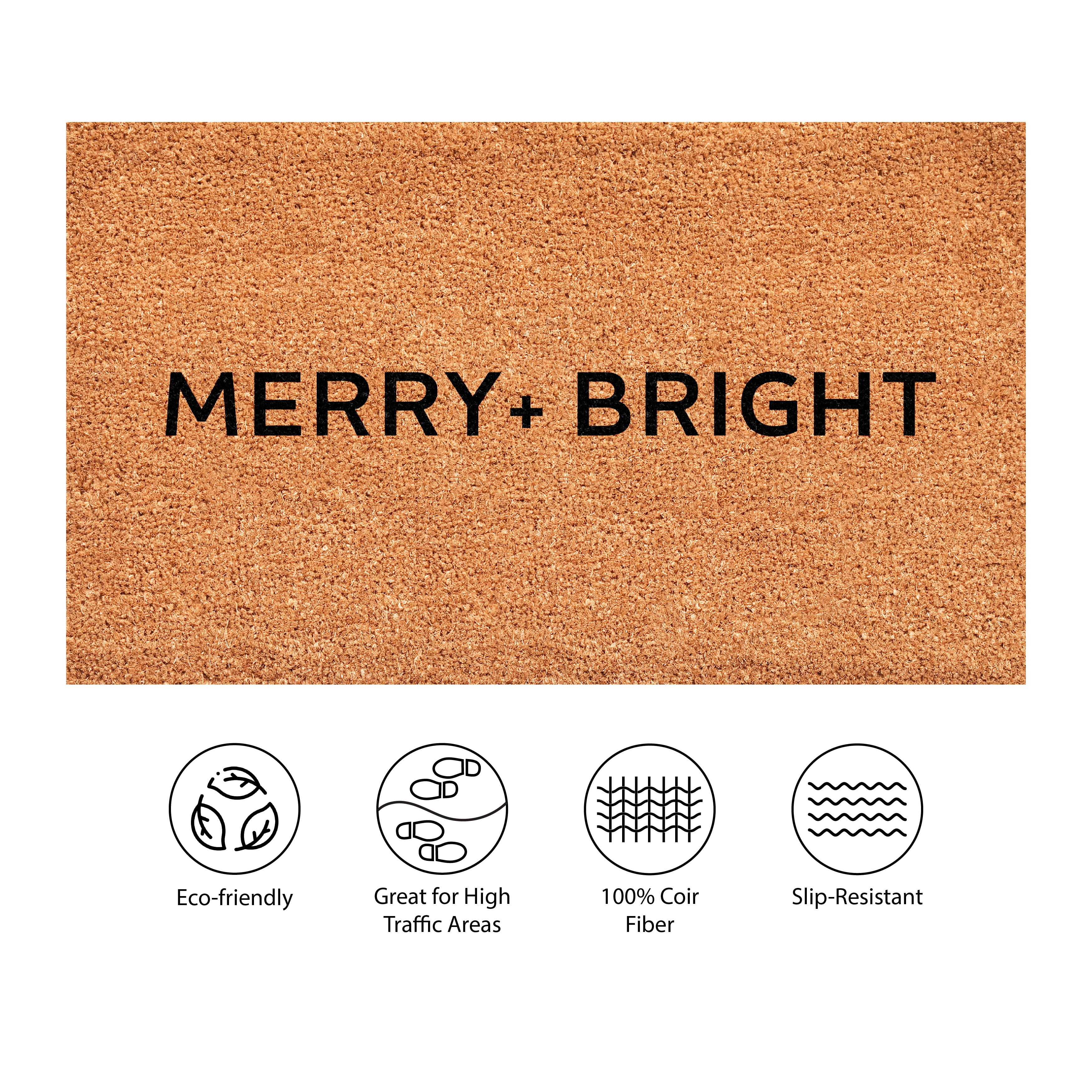 Calloway Mills Christmas Ultra Modern Merry & Bright Doormat