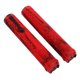 thumbnail image 3 of 1 par de empuñaduras de manillar de bicicleta de 17cm, empuñaduras de goma antideslizantes para manillar de bicicleta estándar de 22,2mm, rojo y negro, 3 of 10