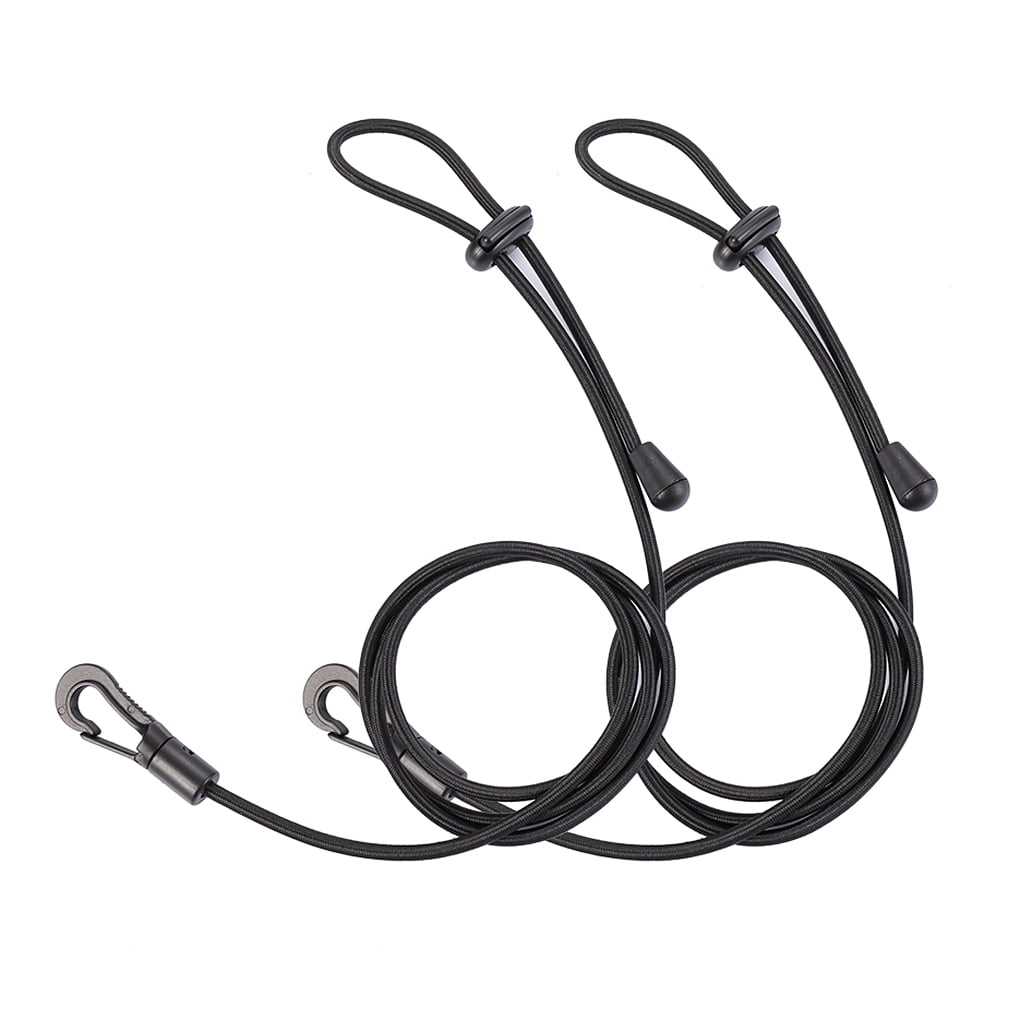 DESTYER Pack of 2 Kayak Paddle Leash Rope Adjustable Fishing Pole Canoe