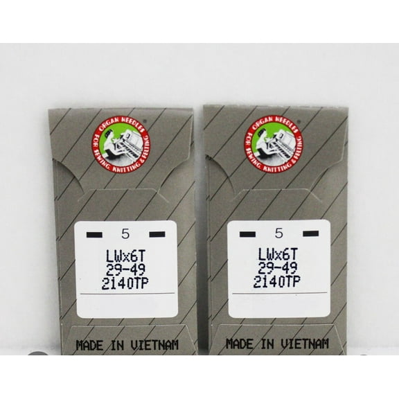 Teamwork 10 ORGAN 29-49 LWX6T SIZE#10 CURVED BLINDSTITCH NEEDLES(5 NDLS PER PACK)