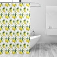 thumbnail image 2 of FREEAMG Shower Curtains Lemon Curtain, Waterproof Fabric Decor Shower Curtains for Bathroom Set with 12 Hooks, 66” x 72”, 2 of 6