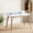 White, variant on Mid-century Modern Grey Writing Desk With - 3 Open Pigeonholes, Wood Leg, 43"x23.6"x34.4 Two-tone, Pigeonholes 43" W X 23.6" D 34.4" H Assembly Required