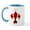 White/Blue Inside, variant on CafePress - Crawfish Fleur De Craw Mug - 11 oz Ceramic Mug - Novelty Coffee Tea Cup