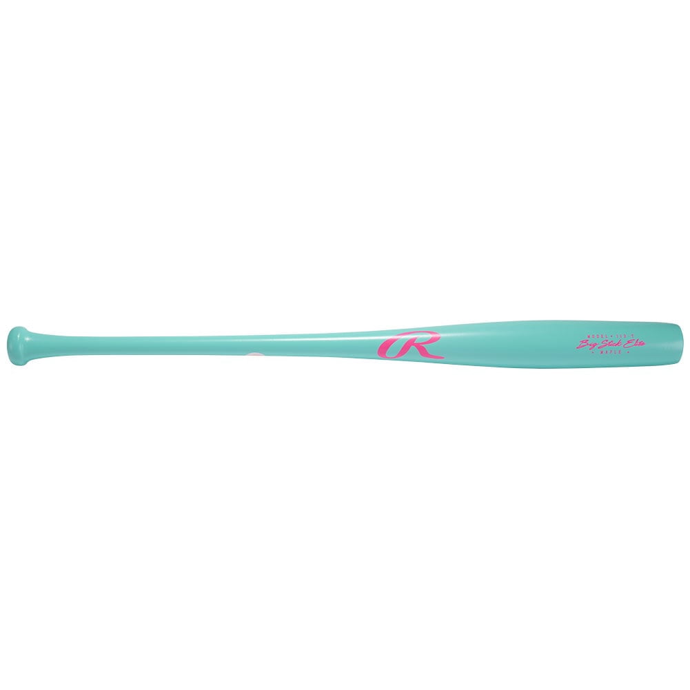Rawlings Big Stick Elite Torpedo I13T Maple Wood Baseball Bat Mint/Pink