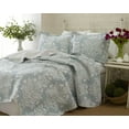 thumbnail image 1 of Laura Ashley Rowland Blue Quilt Set, King, 1 of 5