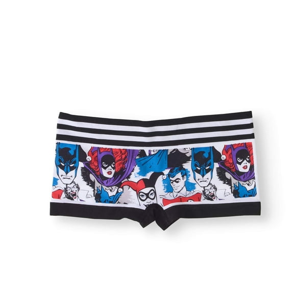 DC Comics Womens Batman & Harley Quinn Boyfriend Briefs Panty Underwear Large