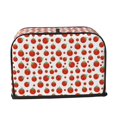 thumbnail image 2 of Daiia Hand Drawn Tomatoes Pattern 2 slice Toaster Cover, Toaster Appliance Dust-proof Cover For Kitchen Small Appliance Dust Cover and Fingerprint Protection, 2 of 7
