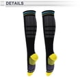 thumbnail image 4 of Calcetines de ciclismo únicos, antideslizantes y desodorantes, color negro, talla única, 4 of 6