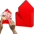 thumbnail image 4 of Envelope Box,Valentine Envelope Boxes,Surprise Envelopes Flower Boxes,Florist Bouquet Envelope Boxes,Waterproof Envelop Paper Boxes,Gift for Valentines Day Florist Wedding Party(Red,7.8x2.7x11.6"), 4 of 6