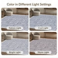 thumbnail image 7 of ODIKA 4'x6' Washable Area Rug Abstract Maze Design With Modern Minimalist Symmetry Geometric Flowing Dynamic for Bedroom, Reading Nook, Pet Friendly & Non-Shedding, 7 of 7