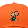 thumbnail image 2 of Dalix Soaring Frog Embroidered Womens Cotton Dad Hat Baseball Cap Adjustable in Orange, 2 of 5