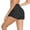 Black2, variant on Women's High Waisted Swim Shorts with Pockets UV Sun Protection Board Shorts