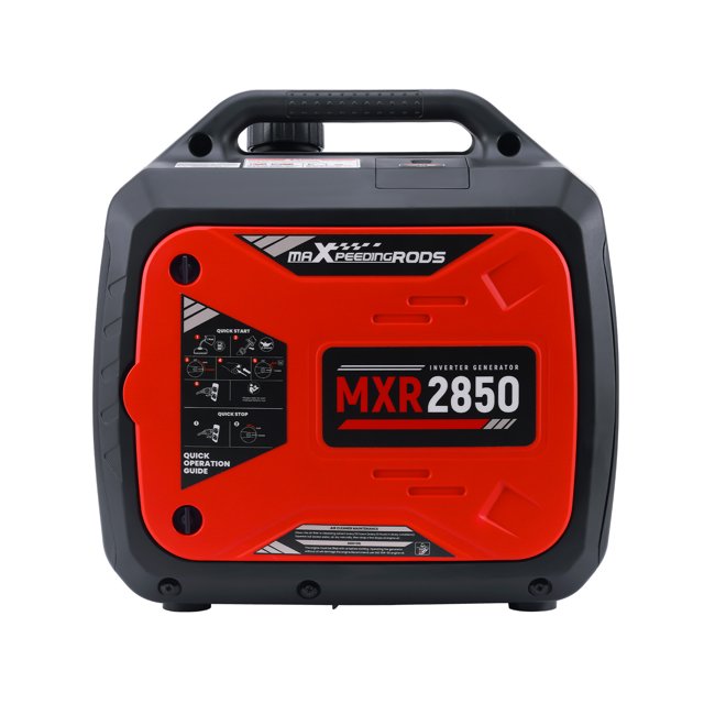 Maxpeedingrods Generator 2850 Watt Quiet Portable Lightweight Gas Powered Equipment for Home for Outdoor Party for Camping RV